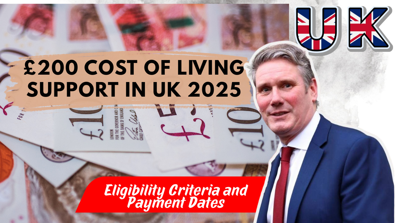 £200 Cost of Living Support in UK 2025