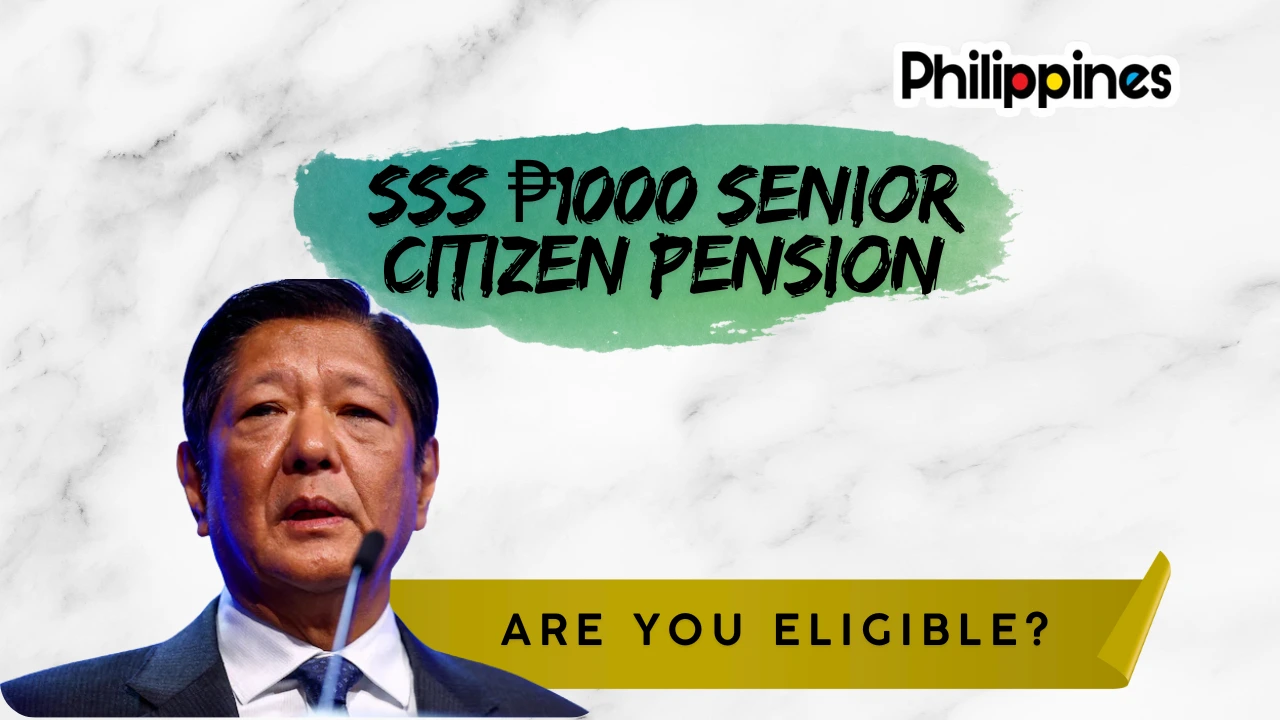 SSS ₱1000 Senior Citizen Pension