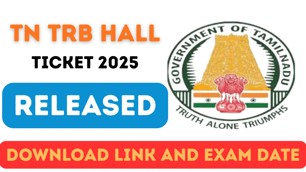 TN TRB Hall Ticket 2025
