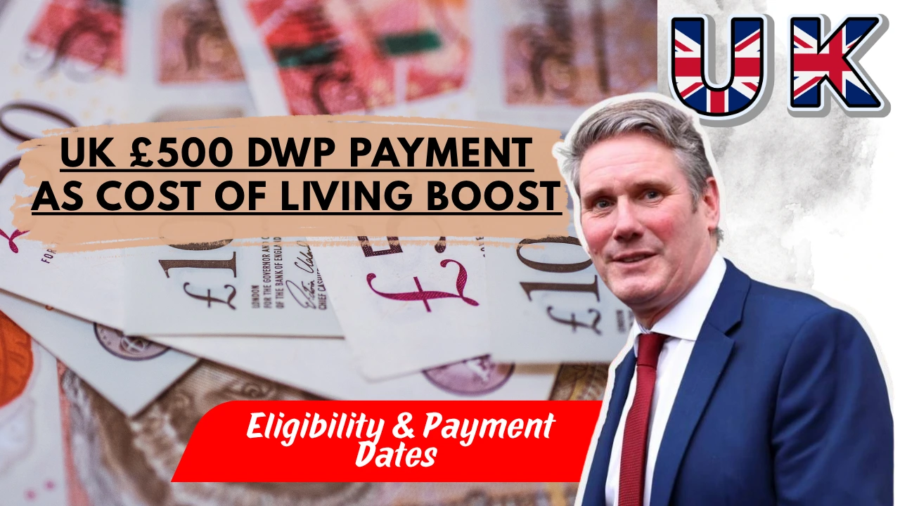 UK £500 DWP Payment as cost of living boost
